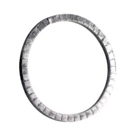 1/4" x 2-1/2" Inside Dia Wrought Iron Rings