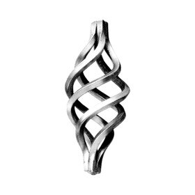 Fits 1/2" Square 2-3/8" W x 5-1/8" H Wrought Iron Baskets