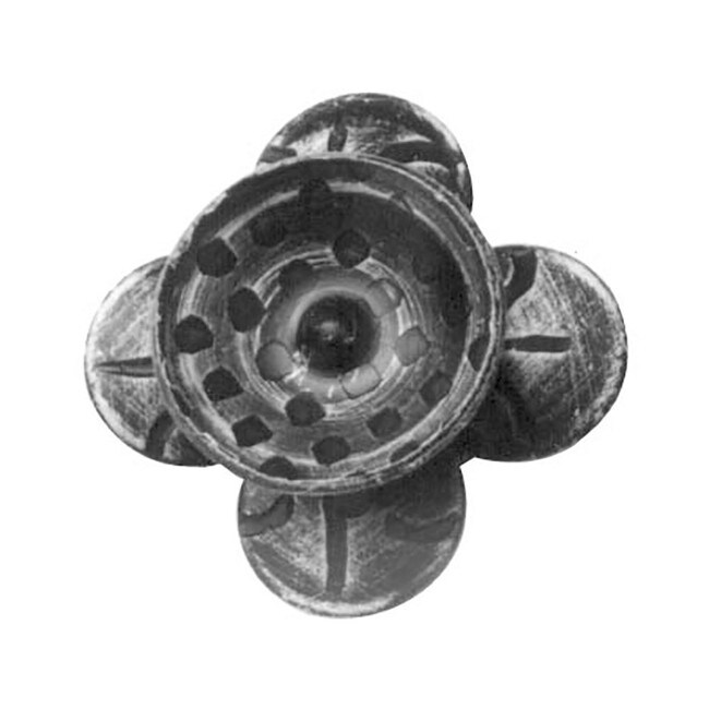 1-7/8" W x 1-7/8" H Wrought Iron Pulls