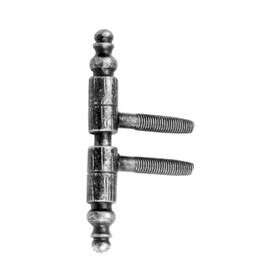 1/2" Dia x 3-7/8" H Wrought Iron Hinges