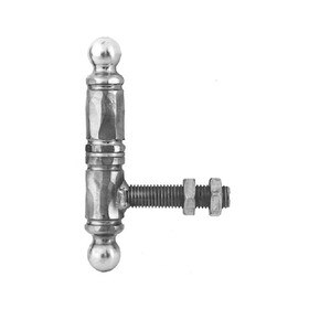 1-1/8" Dia x 6-7/8" H Wrought Iron Hinges