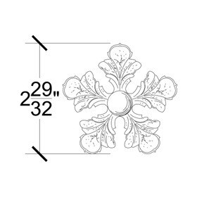 14 Gauge x 3-1/8" Wrought Iron Forged Leaves | WI-2023/6 Series