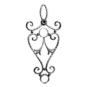 1/2" Square x 15" W x 32-1/2" H Curved Balusters