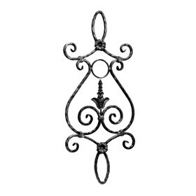 1/2" Square x 15" W x 35-7/16" H Curved Balusters