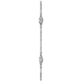 Mtl 1/2"Sq. X 47"H Wrought Iron Classic Balusters