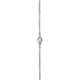 Mtl 1/2" Sq. X 47"H Wrought Iron Classic Balusters