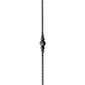 Mtl. 9/16"Sq X 35 7/16"H Wrought Iron Balusters