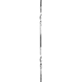1/2" Square x 47" H Wrought Iron Twisted Balusters