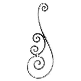 Mtl. 1/2"Dia. 9 7/8"W X28 3/8" Height Baluster