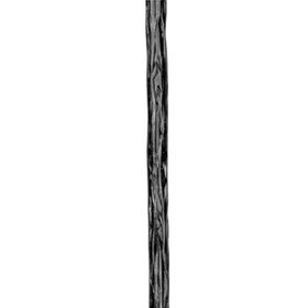 5/16" Dia x 10' L Wrought Iron Hammered Round Tree Bark Bars