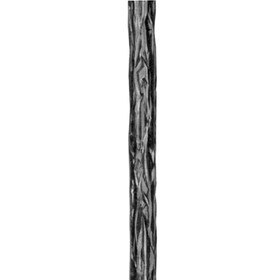 3/4" Dia x 10 Ft Wrought Iron Hammered Round Tree Bark Bars