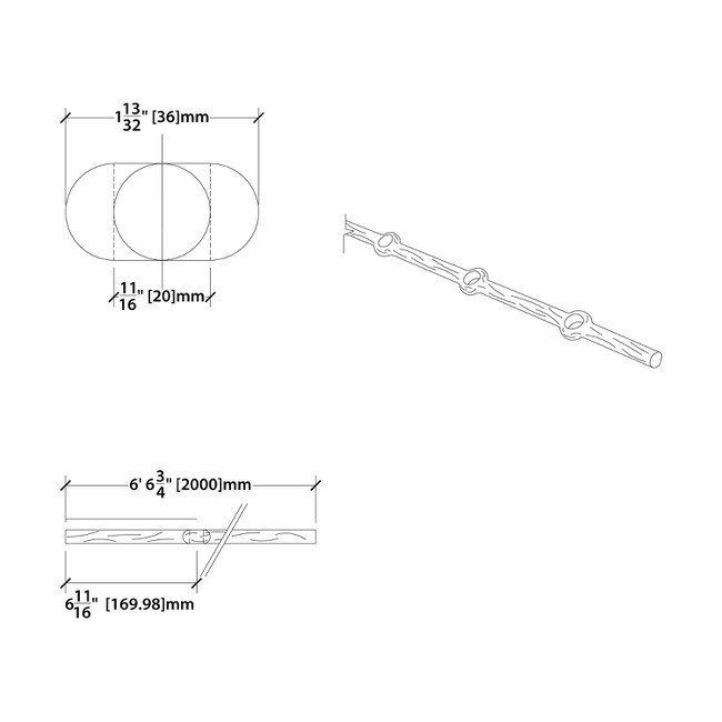 13/16" Dia x 78" L x 12Holes P /Bar. Iron Hot Pierced Bars