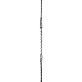 Mtl 9/16" X 9/16" 47" H Wrought Iron Classic Balusters | WI-64/F/5L Series