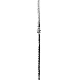 1" x Square x 47" H Wrought Iron Newel Posts