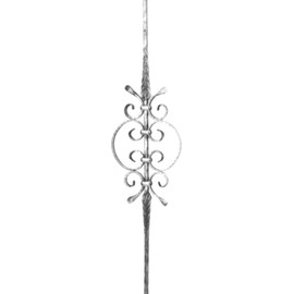 Mtl 9/16"Sq.X 8 7/8" 35 7/16"H Wrought Iron Balusters