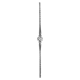 9/16" Square x 35-7/16" H Wrought Iron Balusters | WI-64/I/5 Series