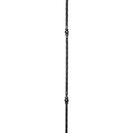 1/2" Square x 39-1/2" H Wrought Iron Baluster
