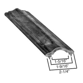 2 1/4" W Fits 1 1/2" Channel Wrought Iron Railing (19 Ft)