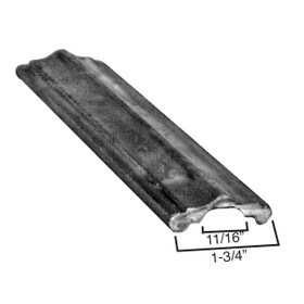 Length 20' To Fit 1" Channel Wrought Iron Railing