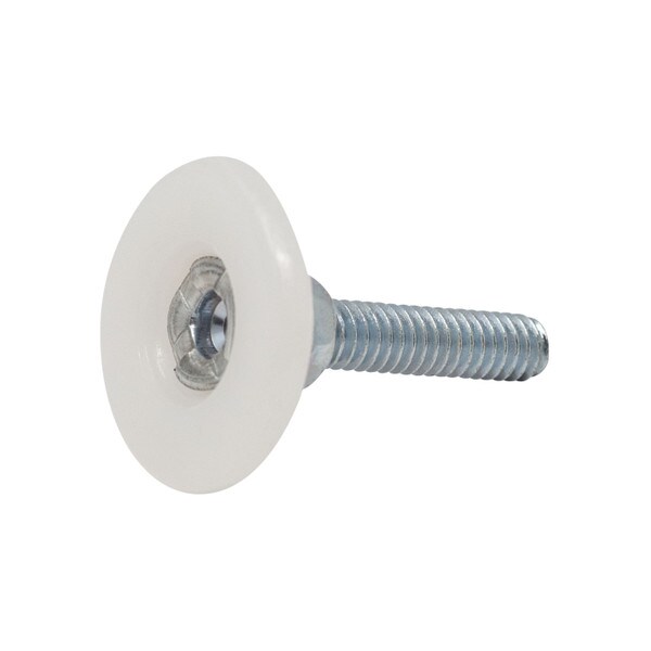1-1/8in Dia White PE Base | Windsor Plastic Base Leveler