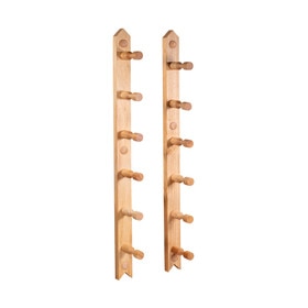 Modular Wall Mounted Wine Peg System for Modern Wine Walls – 6, 12 & 18 Bottle Kits