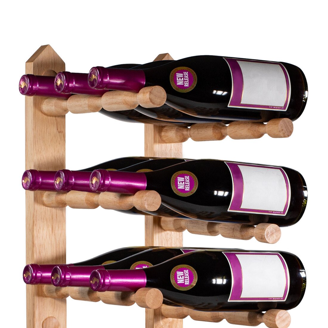 Floating Wine Bottle Display System Pegs – Customizable Modular Bottle Display for Wine Cellars, Kitchens & Bars