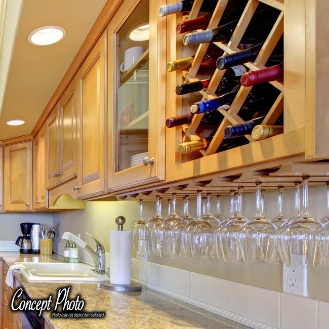 17in W x 36in H | North American Hardwood Wine Rack Lattice