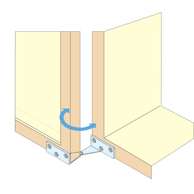 Sugatsune Overlay Door Pivot Hinge WP1R Series WP1R