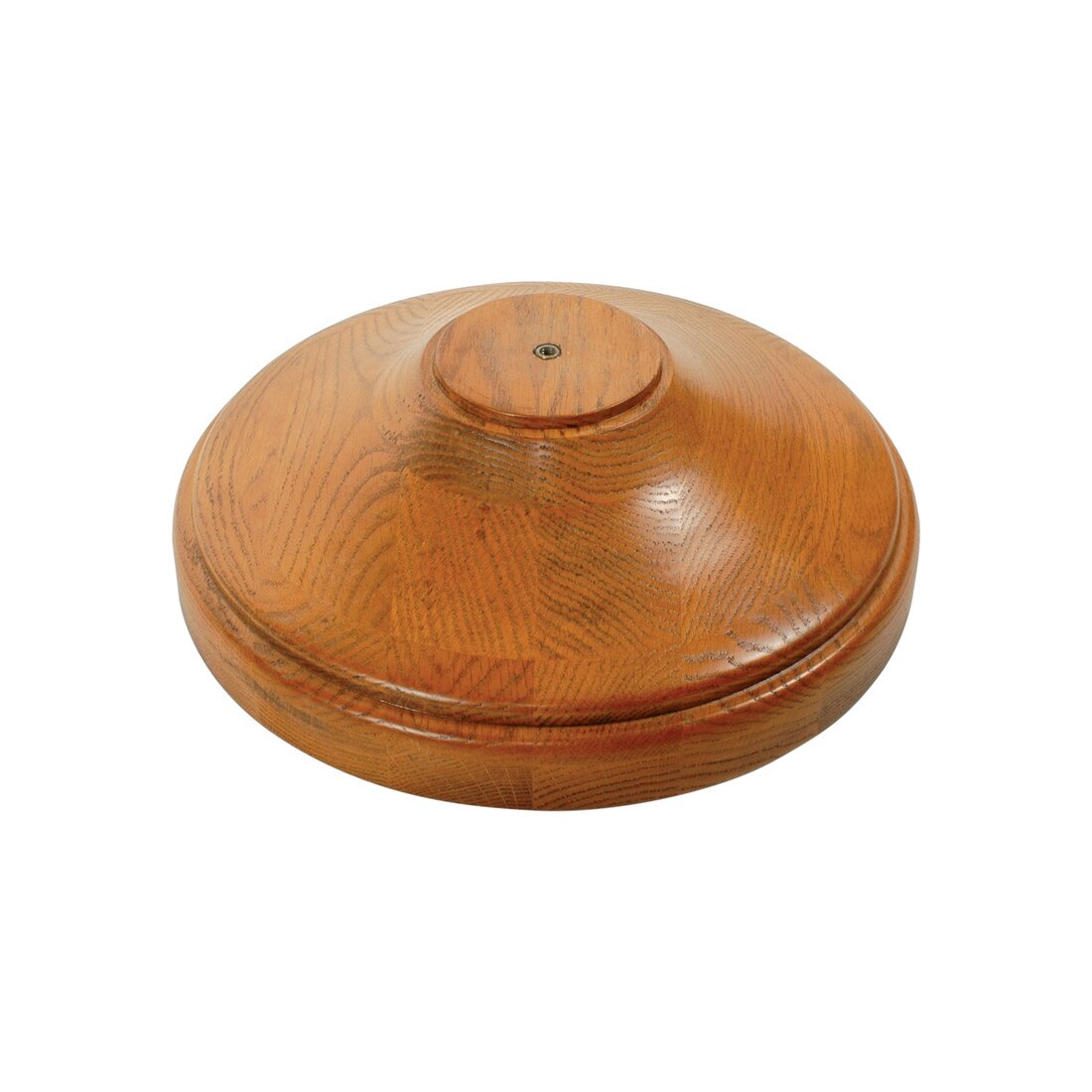 41in H | Medium English Sold Red Oak | Top 4 Shaft 1 | Plain Round Base Stanchion
