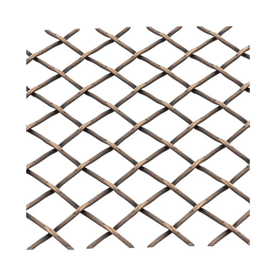 Round Press Crimp | Woven Wire Grille | WWG-1215P Series by Kent Design