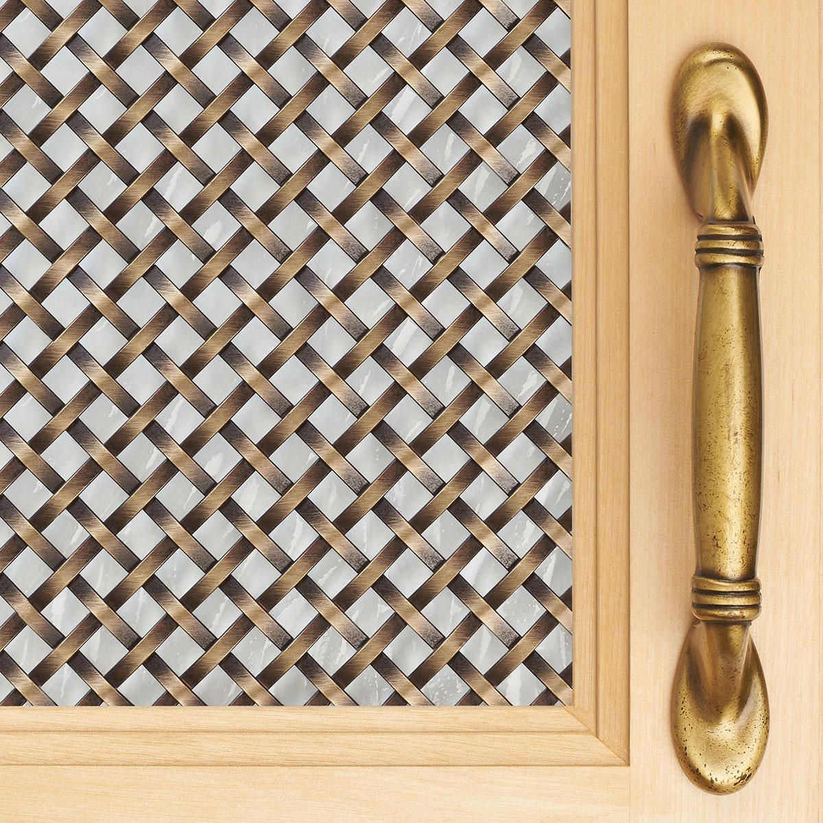 Flat Single Crimp | Woven Wire Grille | WWG-286S by Kent Design