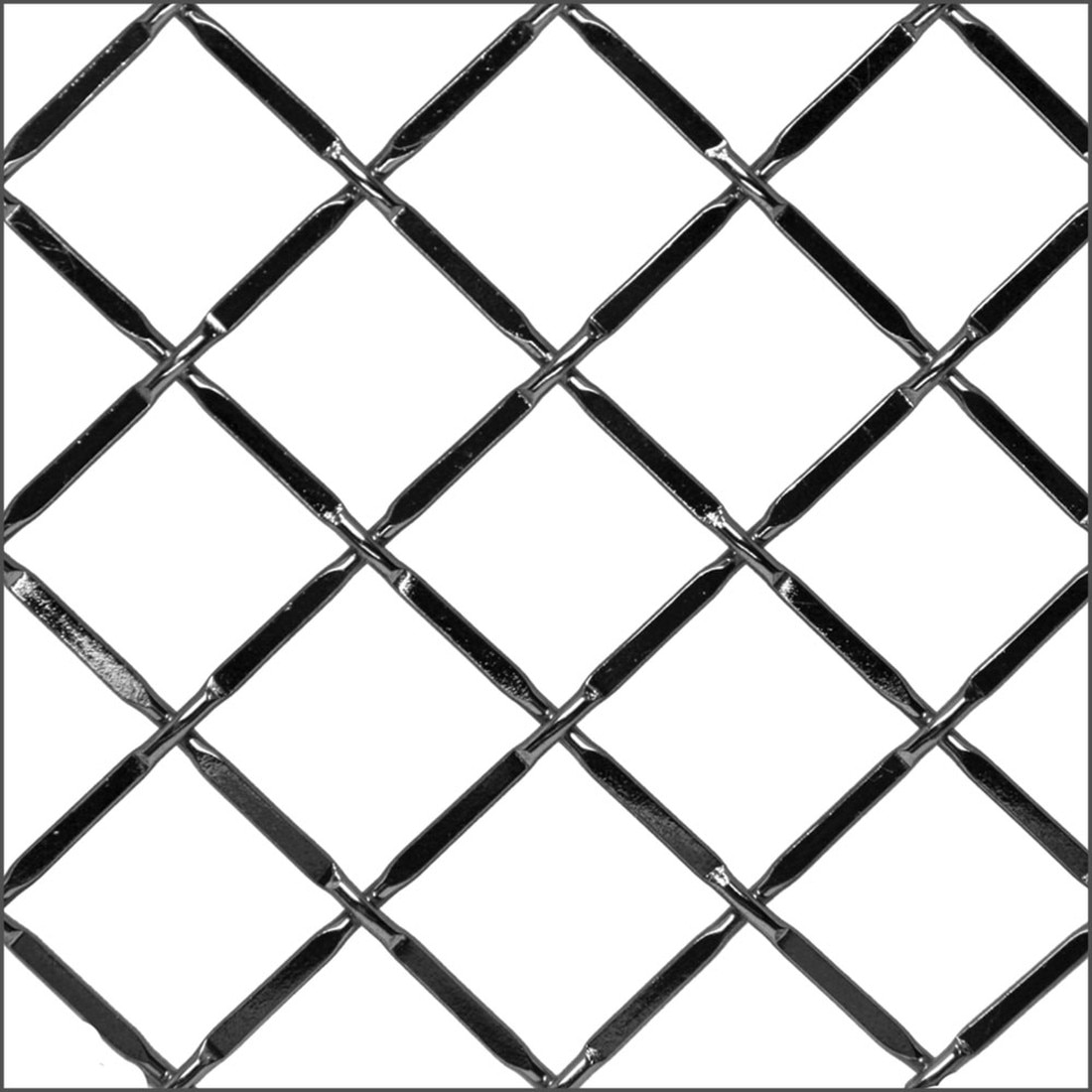 Round Flat Crimp | Woven Wire Grille | WWG-316F Series by Kent Design