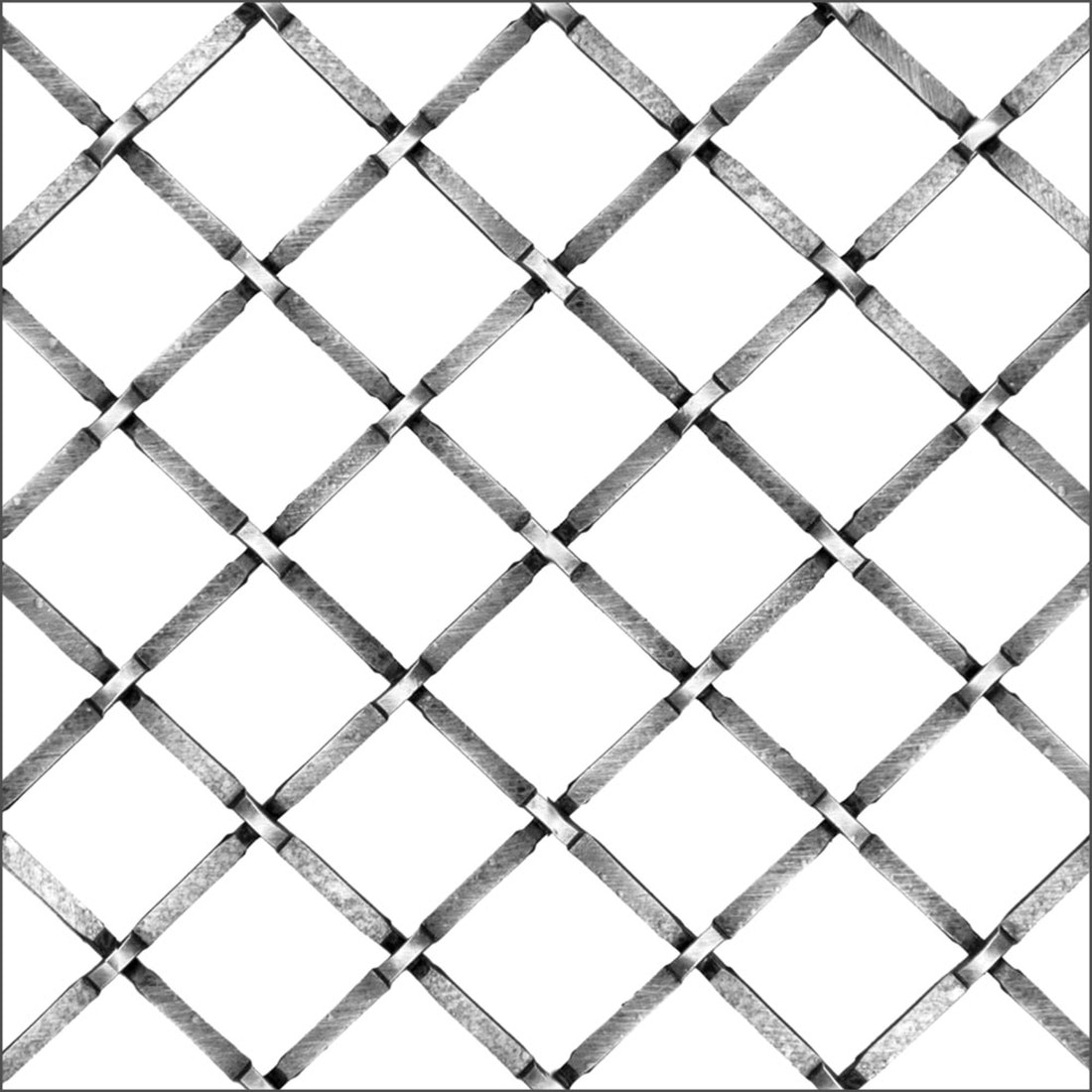 Square Press Crimp | Woven Wire Grille | WWG-5816P Series by Kent Design