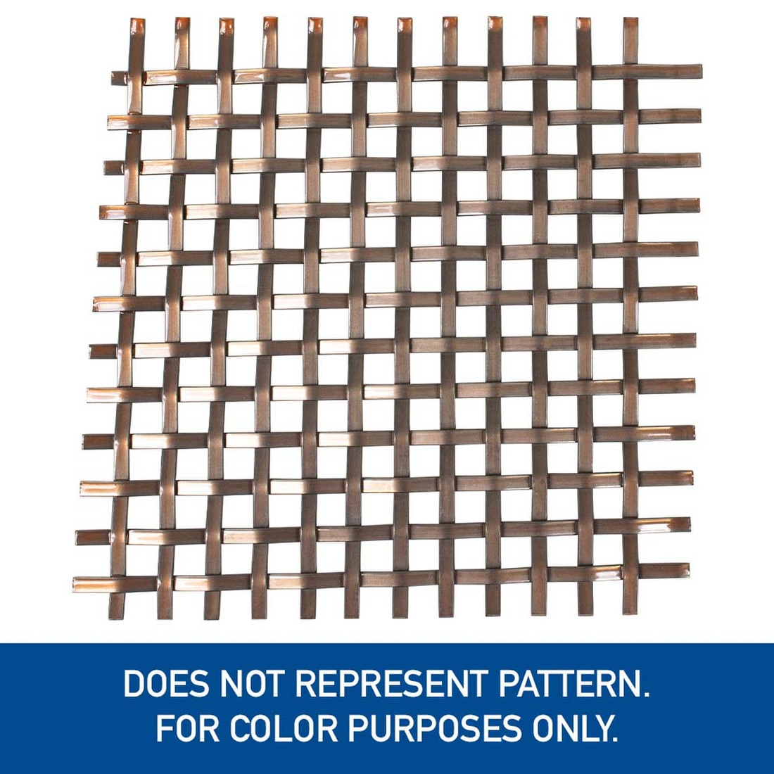 Round Flat Crimp | Woven Wire Grille | WWG-316F Series by Kent Design