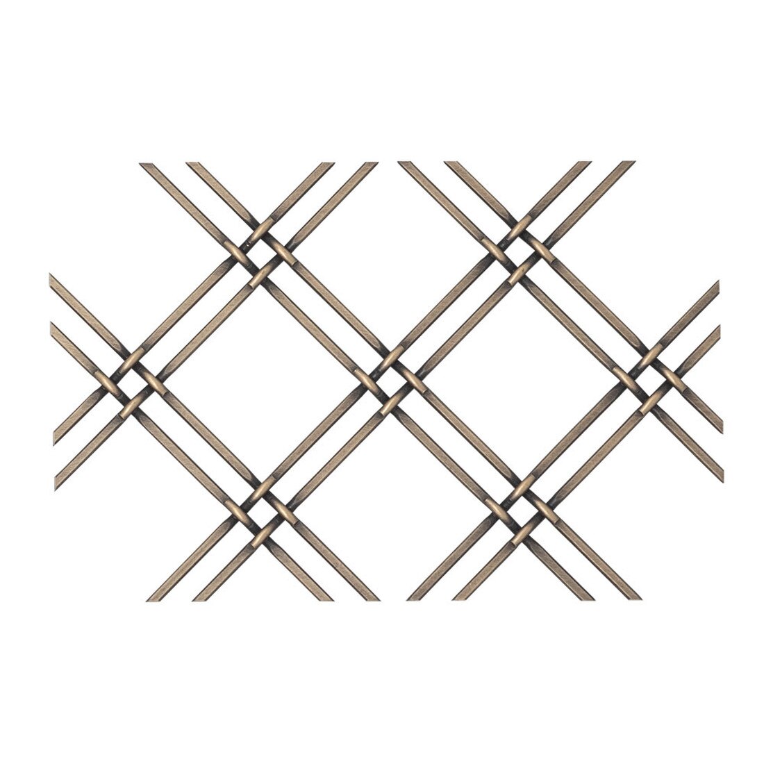 Round Flat Crimp | Woven Wire Grille | WWG-114F Series by Kent Design
