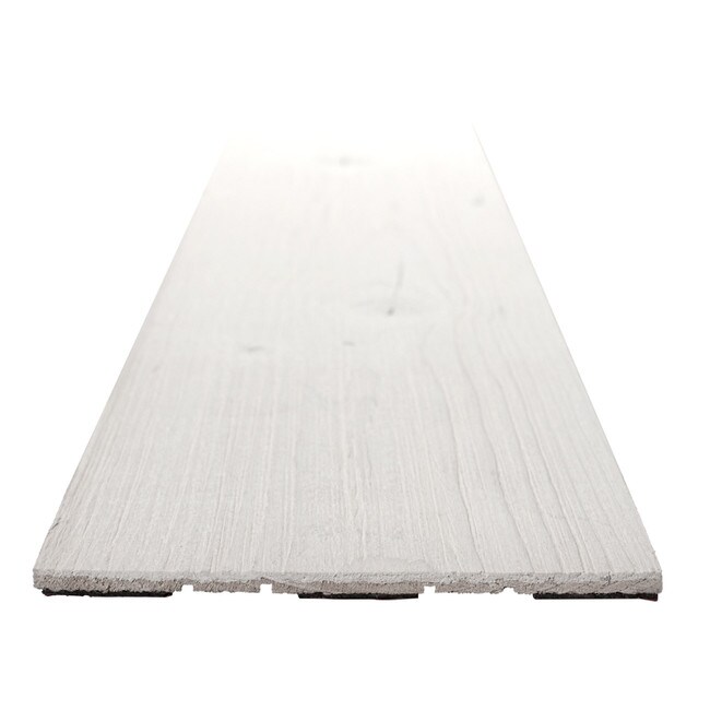 5-1/8in W x 3/16in Thick x 46-1/2in Long | Beachwood White Finish Pine Planks | Wood Wallscapes Wallcovering