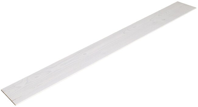 5-1/8in W x 3/16in Thick x 46-1/2in Long | Beachwood White Finish Pine Planks | Wood Wallscapes Wallcovering