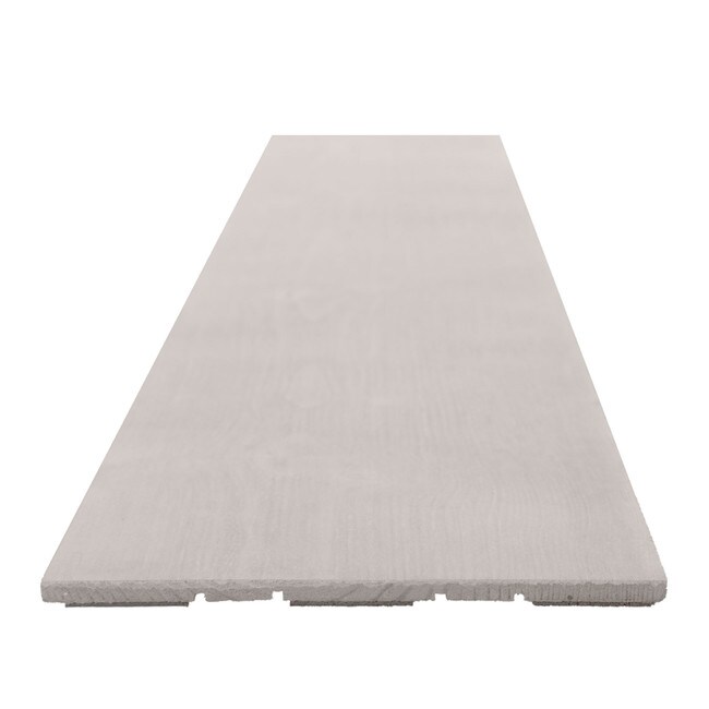 5-1/8in W x 3/16in Thick x 46-1/2in Long | Driftwood Light Grey Finish Pine Planks | Wood Wallscapes Wallcovering
