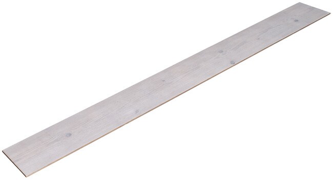 5-1/8in W x 3/16in Thick x 46-1/2in Long | Driftwood Light Grey Finish Pine Planks | Wood Wallscapes Wallcovering