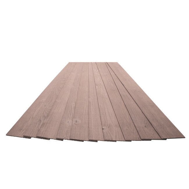 5-1/8in W x 3/16in Thick x 46-1/2in Long | Mission Brown Finish Pine Planks | Wood Wallscapes Wallcovering