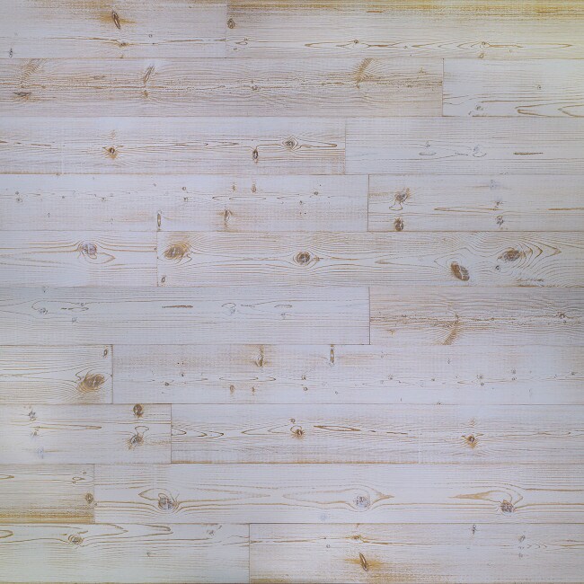 5-1/8in W x 3/16in Thick x 46-1/2in Long | Natural Spruce Finish Pine Planks | Wood Wallscapes Wallcovering