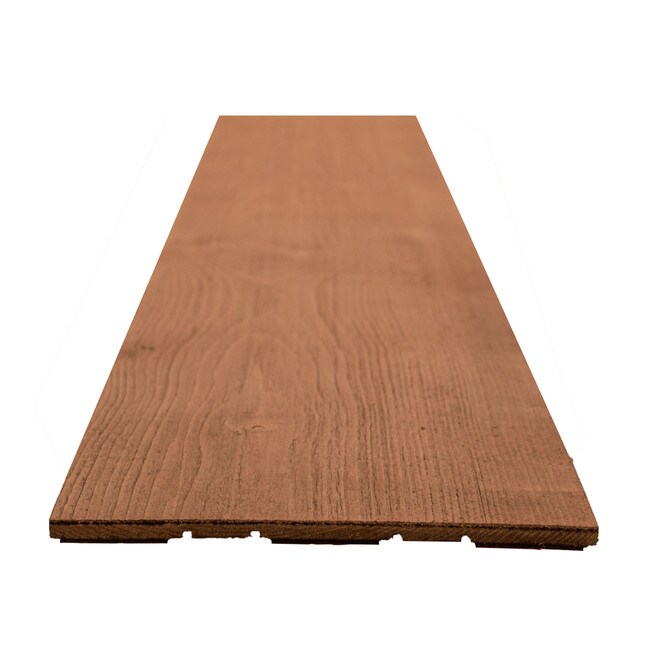 5-1/8in W x 3/16in Thick x 46-1/2in Long | Rocky Ridge Red Finish Pine Planks | Wood Wallscapes Wallcovering