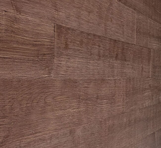 5-1/8in W x 3/16in Thick x 46-1/2in Long | Rocky Ridge Red Finish Pine Planks | Wood Wallscapes Wallcovering