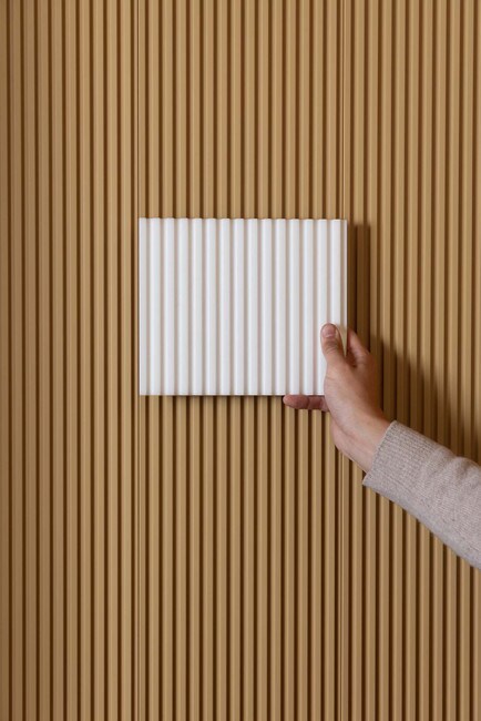 Orac Decor | High Density Polyurethane | 3D Decorative Covering | Track Wall Element | Primed White | 9-7/8in H