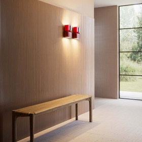 Orac | Purotouch High Density Polyurethane | 3D Wall Covering | Alto Wall Element| Primed White | 9-7/8in