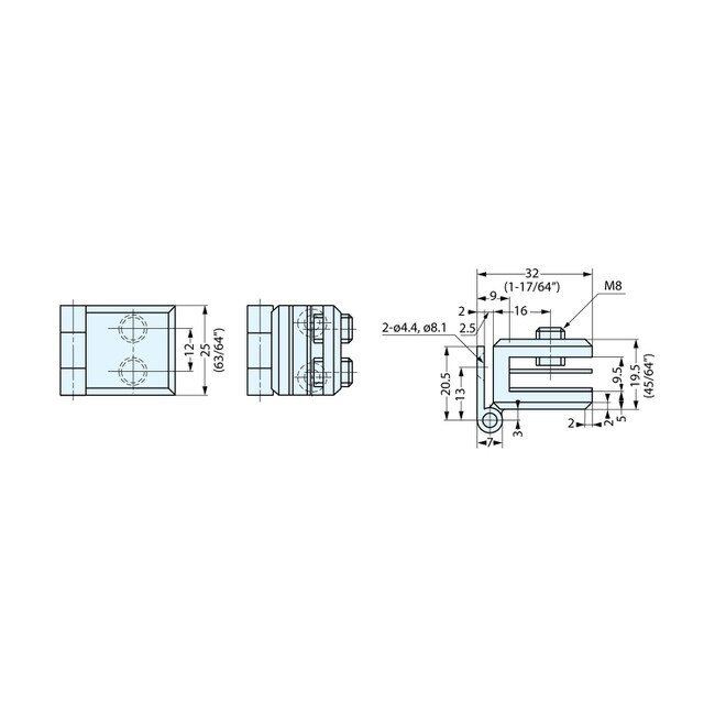 Sugatsune Glass Door Hinge | XL-GH01-250 Series