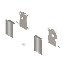 Blum Stainless Steel Finish Front Fixing Bracket for Roll Out Front Piece