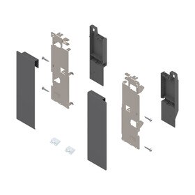 Blum Orion Gray Front Fixing Brackets for Roll Out Cross Rail