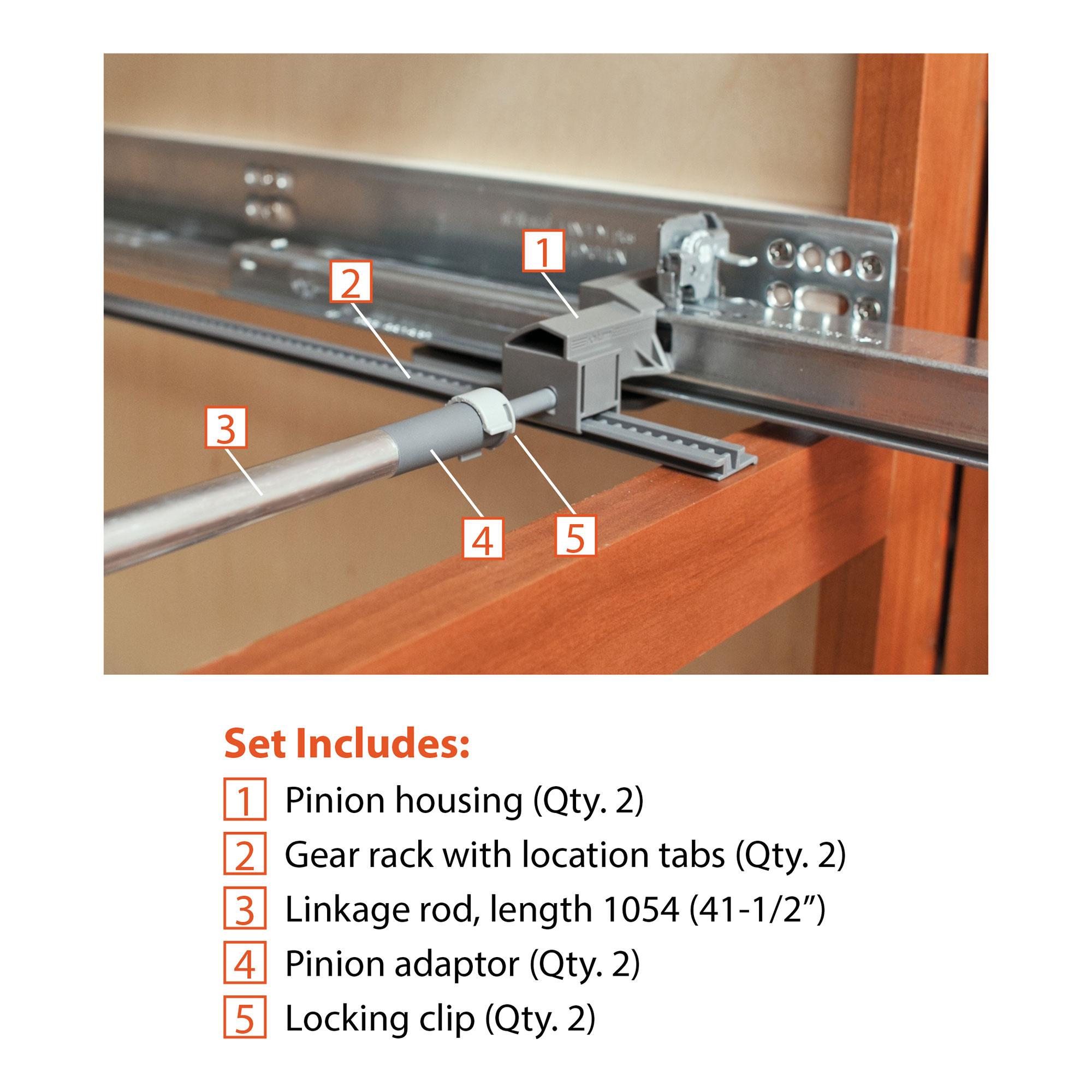 Blum | ZST.686TU01 | Lateral Stabilizer Set | ZST.686TU01